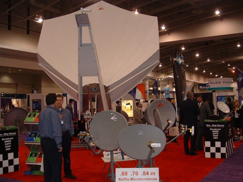 Satellite antennas